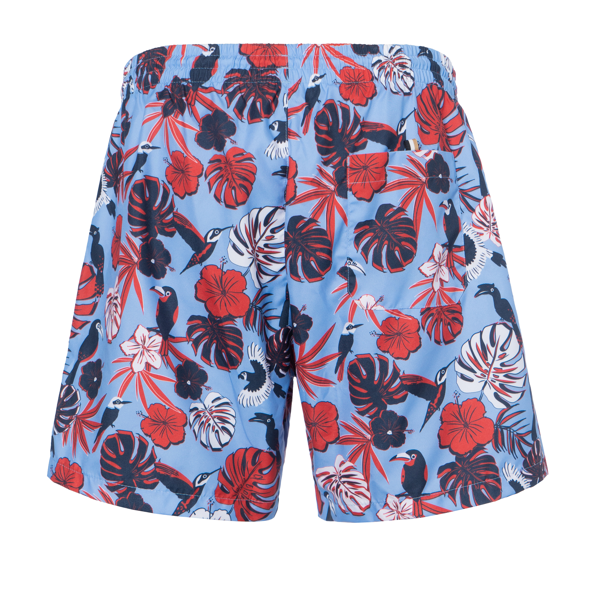 Hugo Boss Piranha floral-print swim shorts