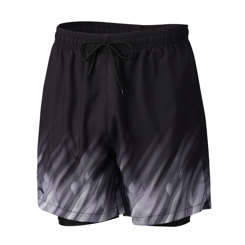 Li Ning Swimming Shorts Men’s Black Purple