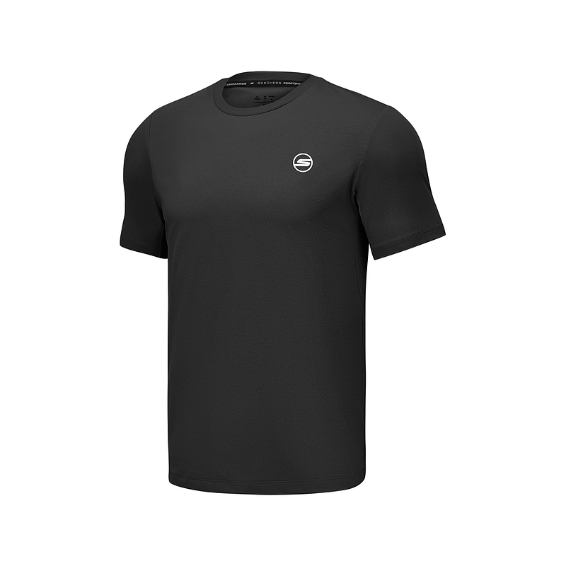 Skechers GODRI T Shirt Men’s Carbon Black