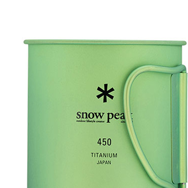 Snow Peak Outdoor Water Equipment 450ml Camping Single Layer Titanium Cup