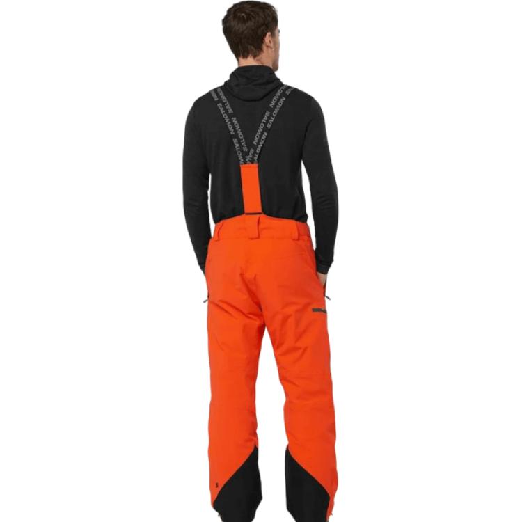 SALOMON BRILLIANT FW24 Ski Pants Men’s Tomato Red
