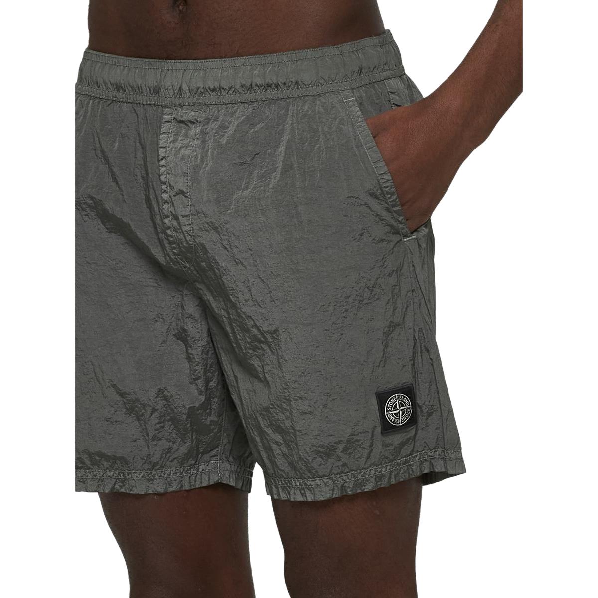 STONE ISLAND Compass Patch Swim Shorts