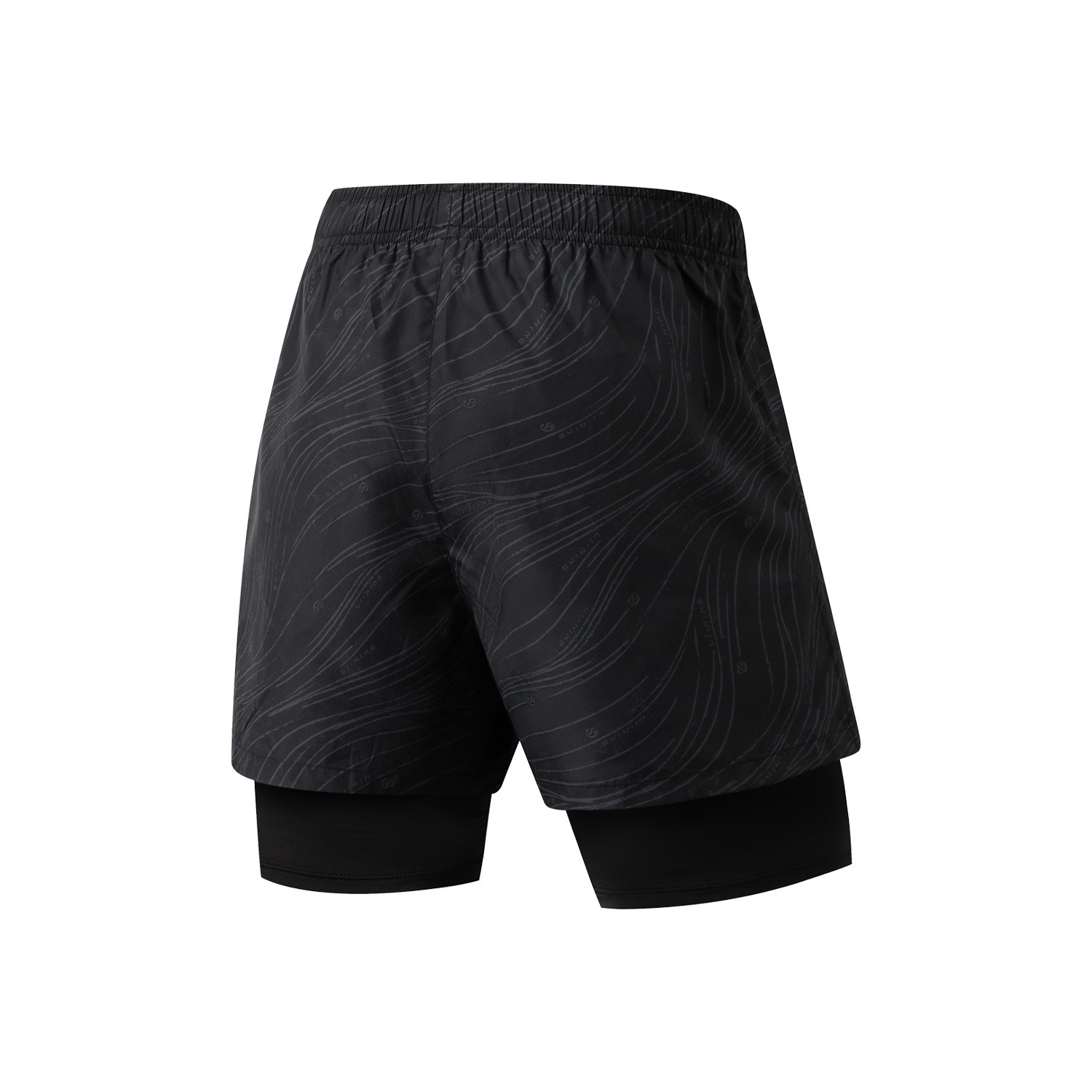 Li Ning Swim Collection Beach Shorts Men’s Black