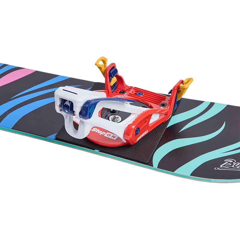 BURTON 24/25 STEP On GROM Ski Bindings Kids’ Red Blue White