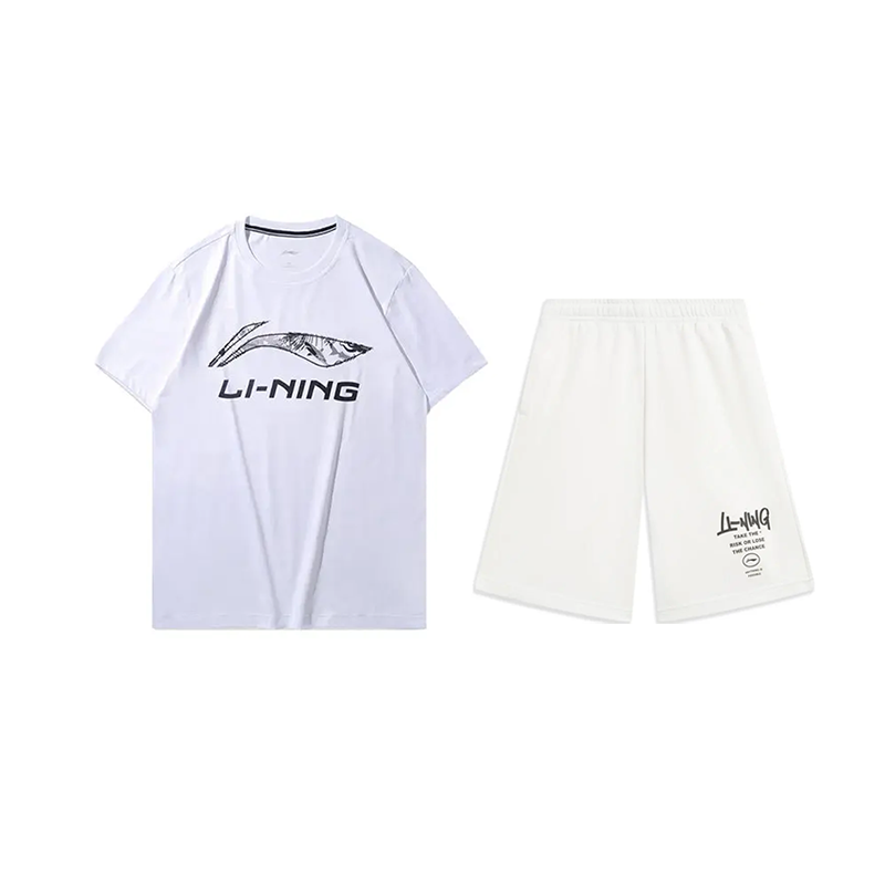 Li Ning Casual Sportswear Unisex White+White