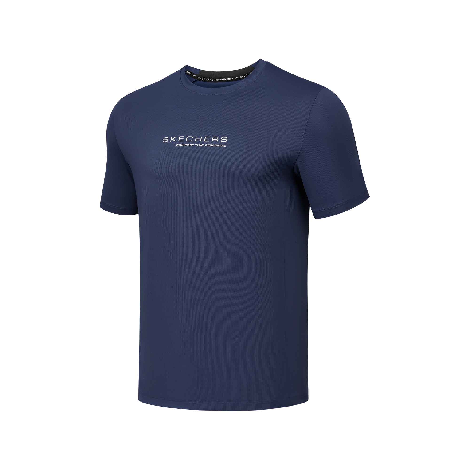Skechers Quick Dry T Shirts Men’s Marine Collegiate Blue/02MZ