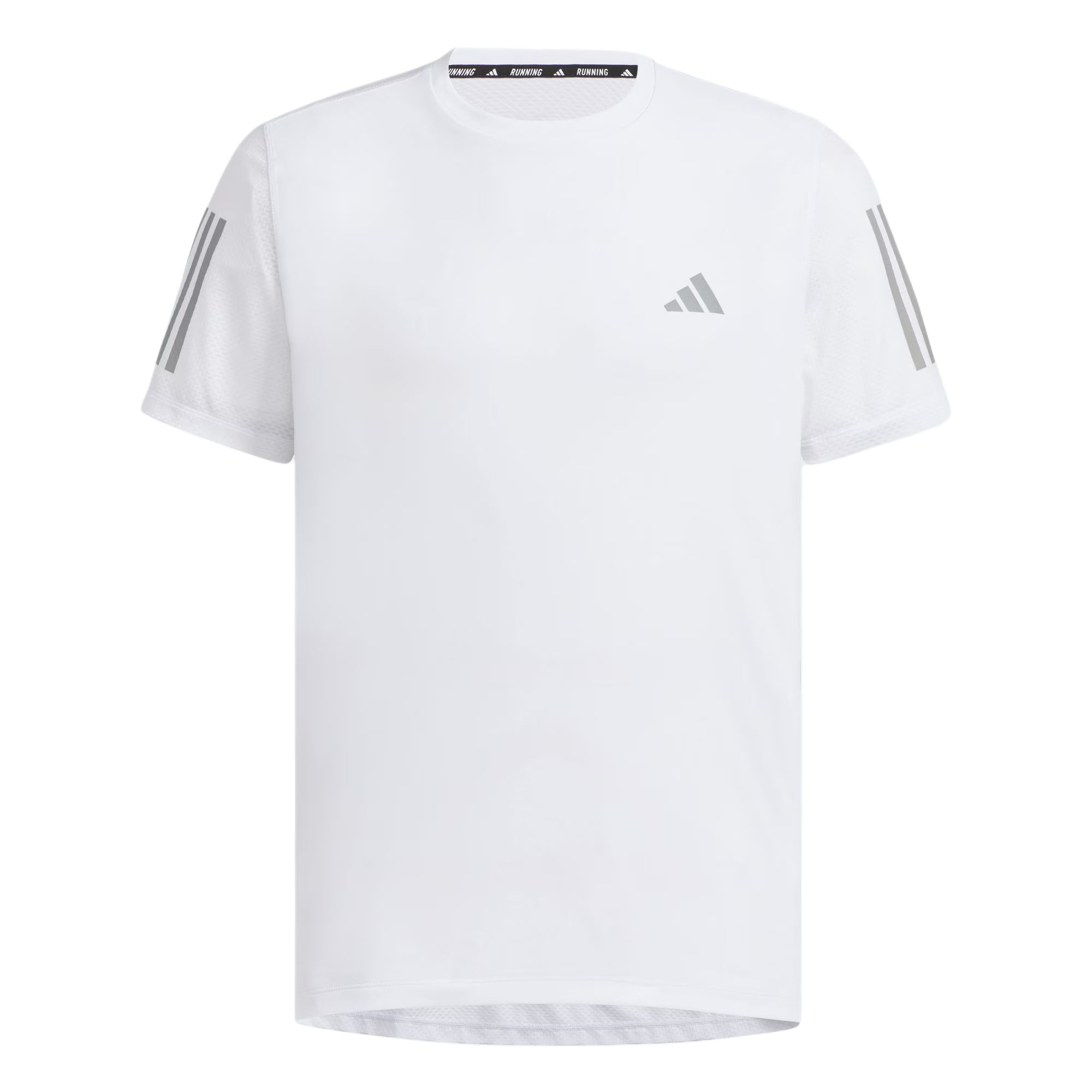 Adidas Own The Run Climacool COOLER Running T Shirt Men's White/Dark Silver Gray
