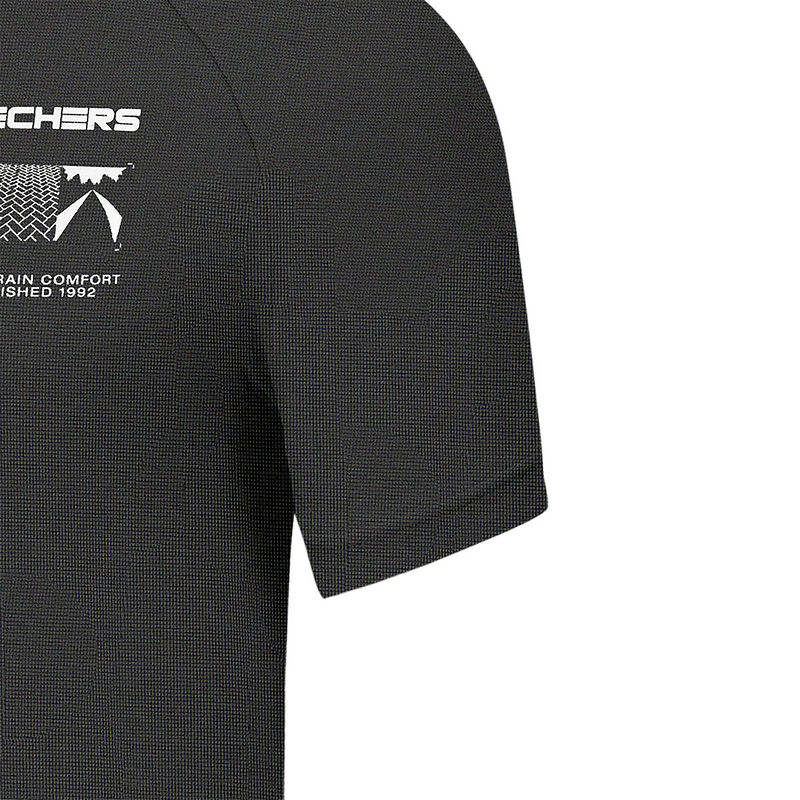 Skechers Basic Sports Collection SS25 T Shirt Men’s Black 0018