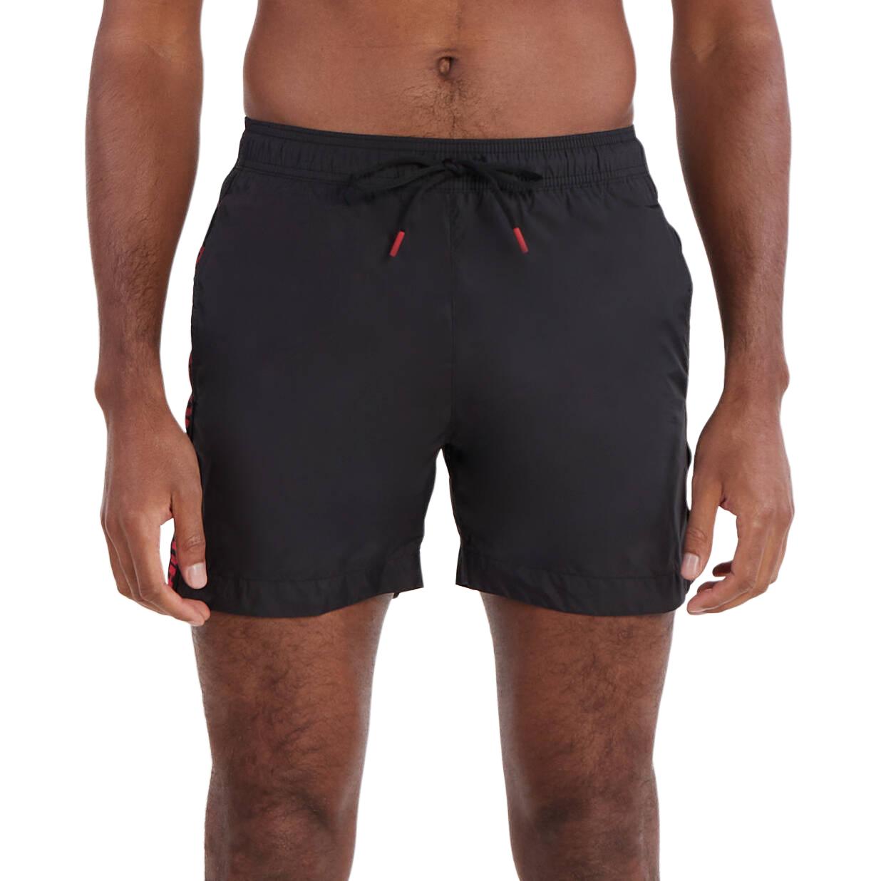Hugo Boss logo trim swim shorts