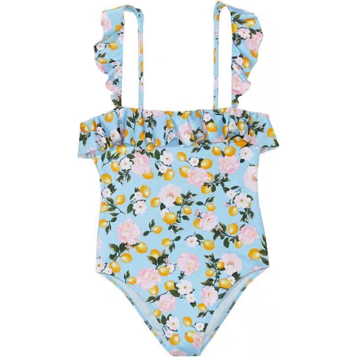 Victoria's Secret One piece Swimsuit Women's Blue All Over Print