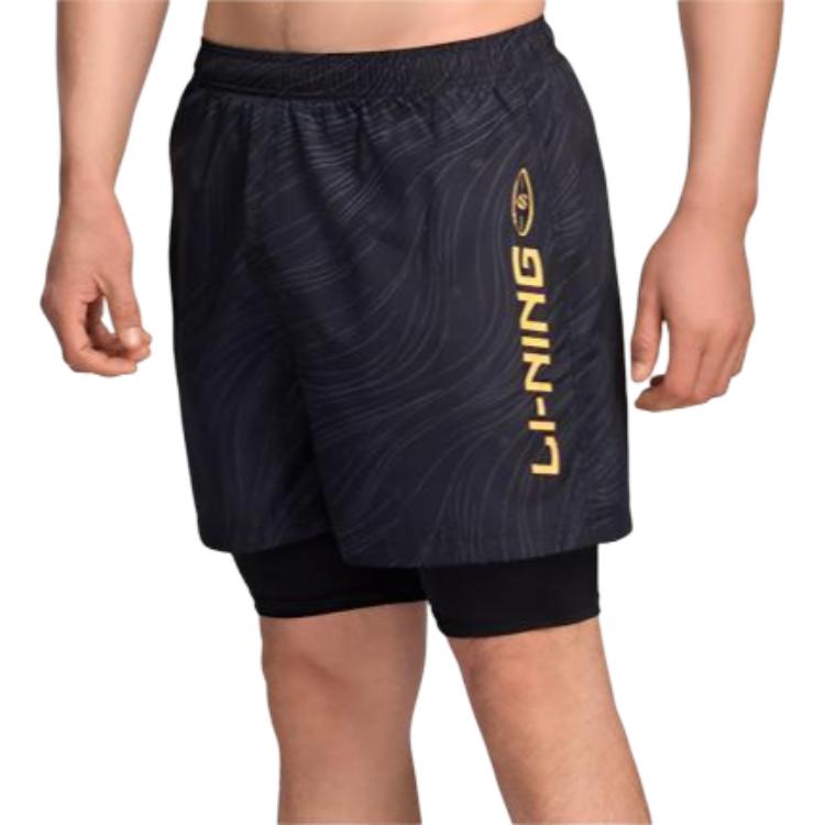 Li Ning Swim Collection Beach Shorts Men’s Black