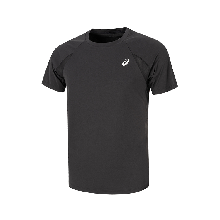 ASICS Running T Shirts Men’s Black Moderate