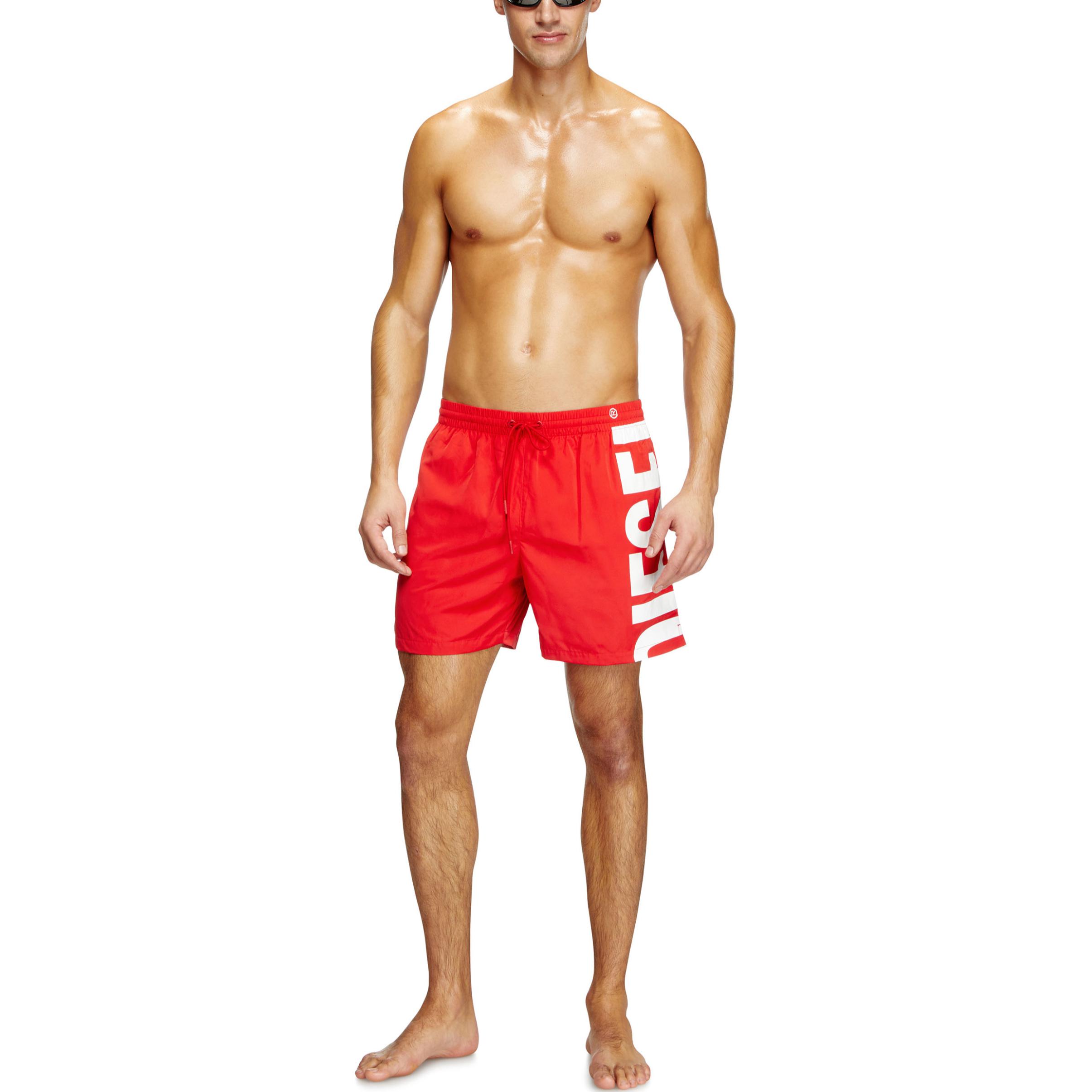 Diesel Bmbx-Rio-41 Side Logo Printed Board Shorts