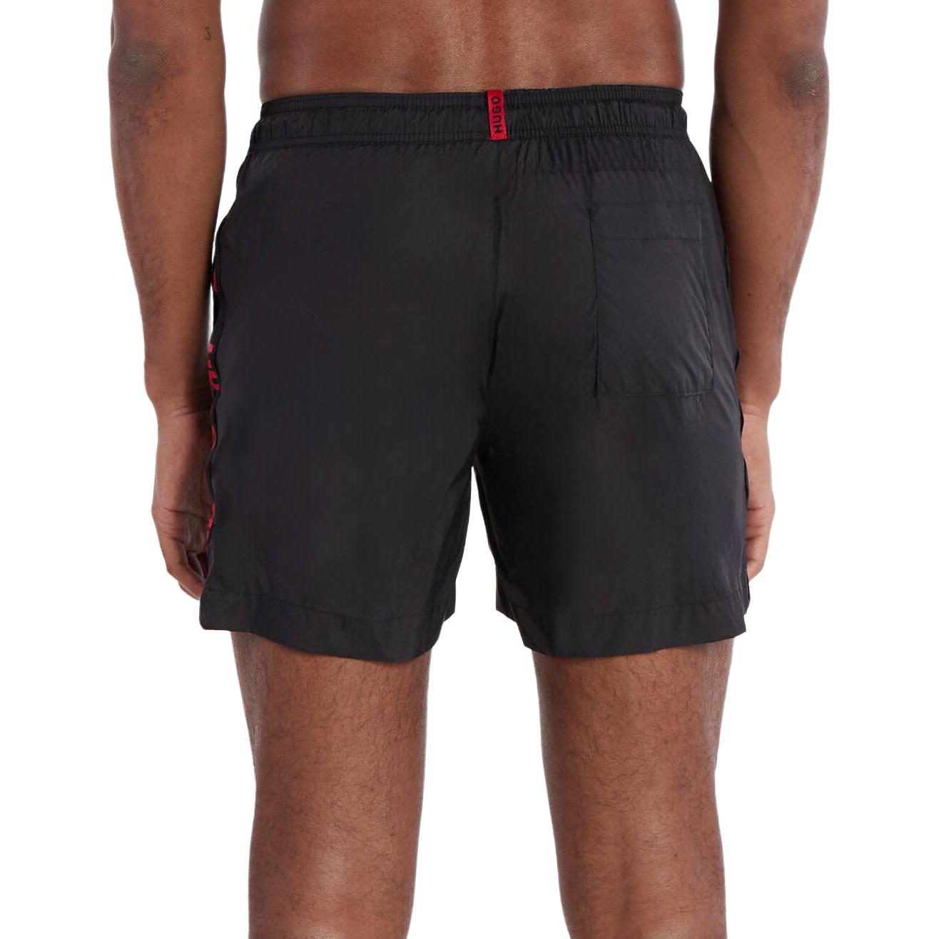 Hugo Boss logo trim swim shorts