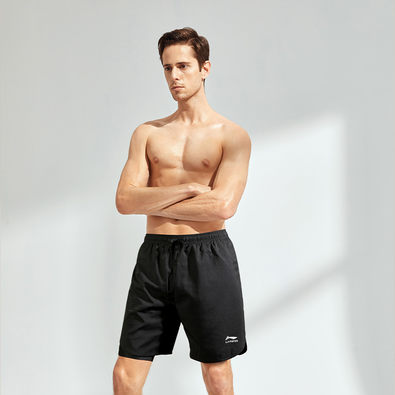 Li Ning Swimming Shorts Unisex Black