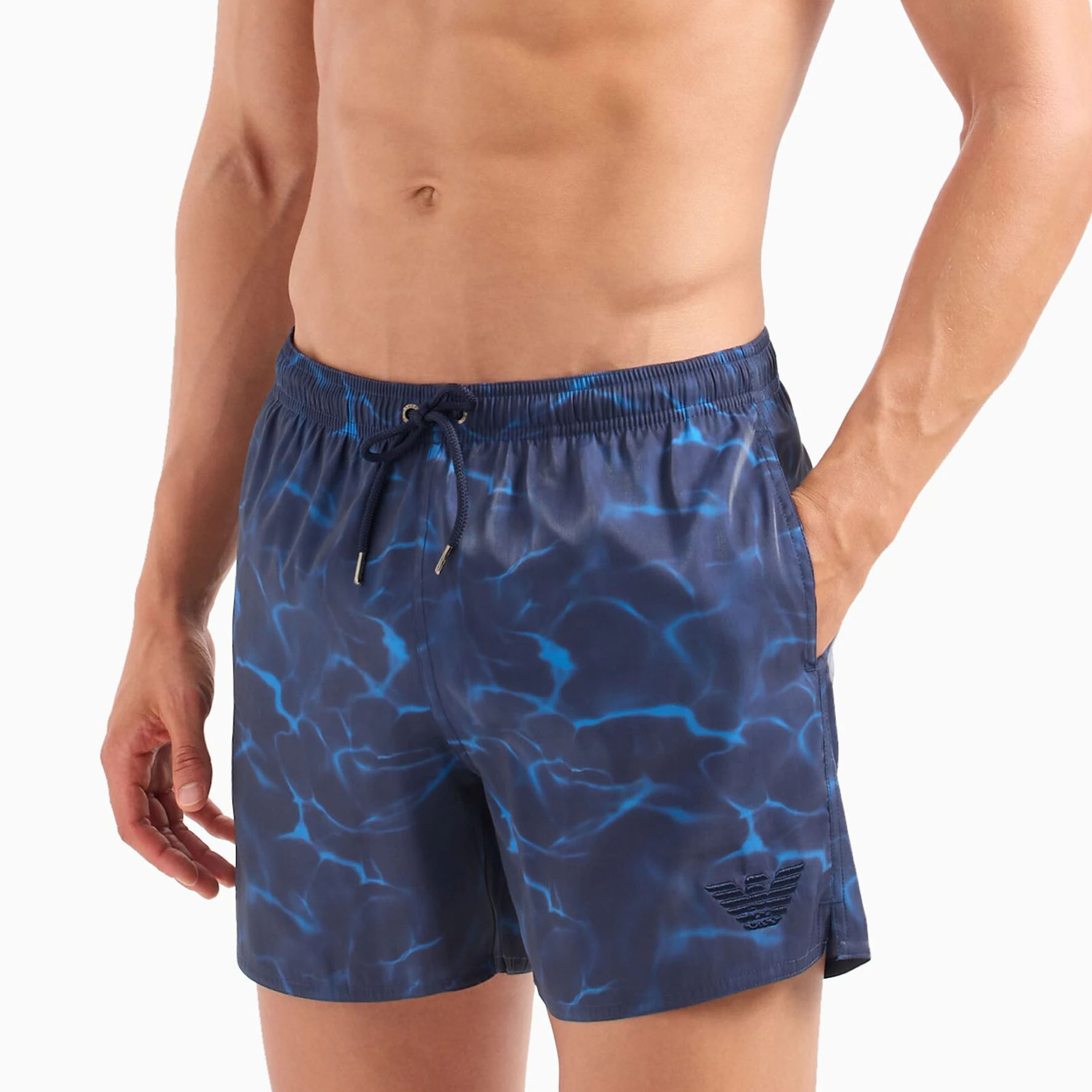 EMPORIO ARMANI Beach Shorts Men’s Blue