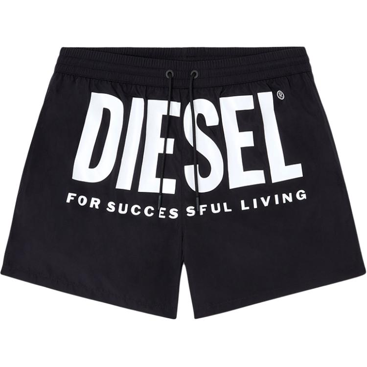 DIESEL Ken 37 D Core Logo Printed Drawstring Swim Shorts