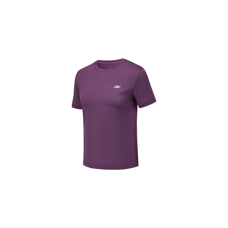 Skechers T Shirt Women's Authentic Purple 03B4