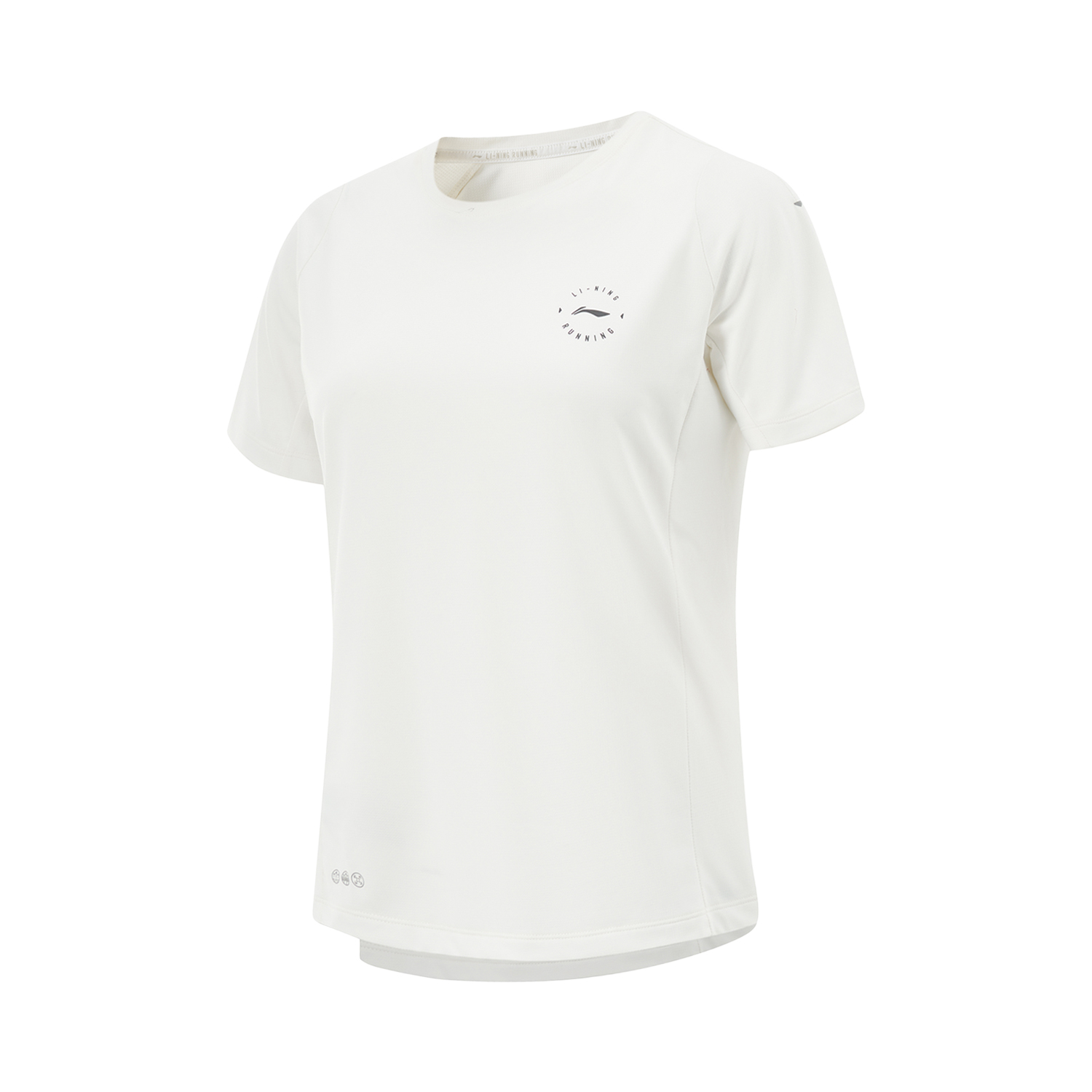 Li Ning Running Collection Running T Shirt Women's Champagne White