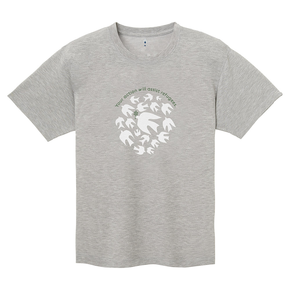 MONTBELL WIC Quick Dry T Shirts Unisex Gray