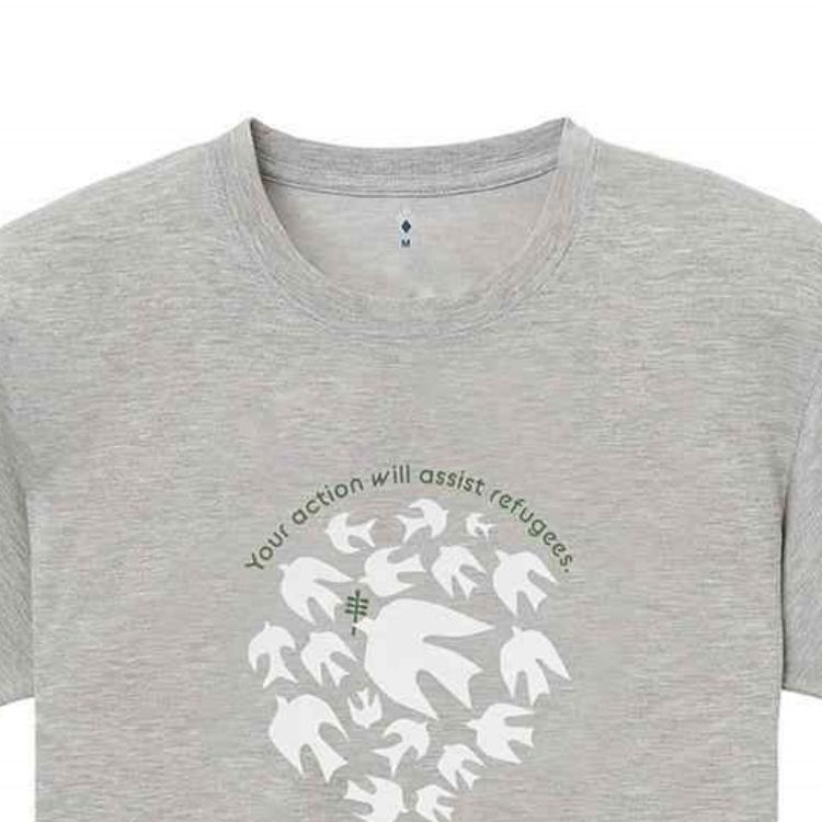 MONTBELL WIC Quick Dry T Shirts Unisex Gray