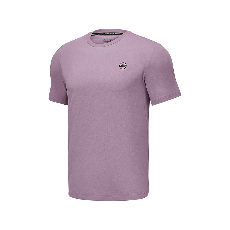 Skechers GODRI T Shirt Men’s Ripe Grape Purple