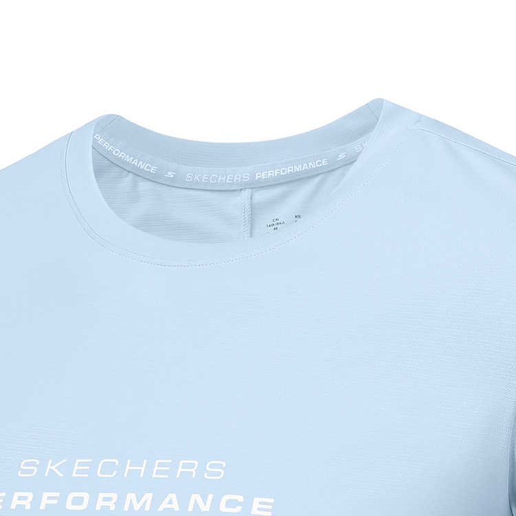 Skechers T Shirt Women’s Soft Blue