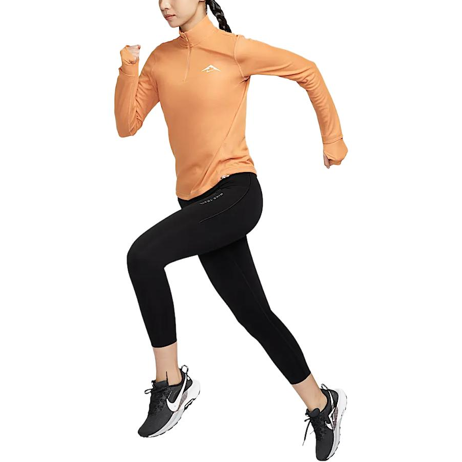 Nike Dri Fit Running T Shirt Women’s Moon Copper/Phantom Gray White/Silver/Mountain White