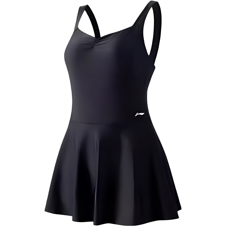 Li Ning Sports Series Swim Dresses & Skirts Women's Night Black