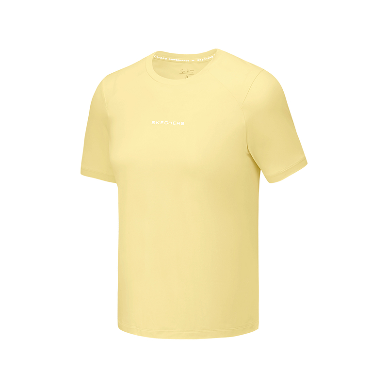 Skechers SS25 T Shirt Women's Light Banana Yellow