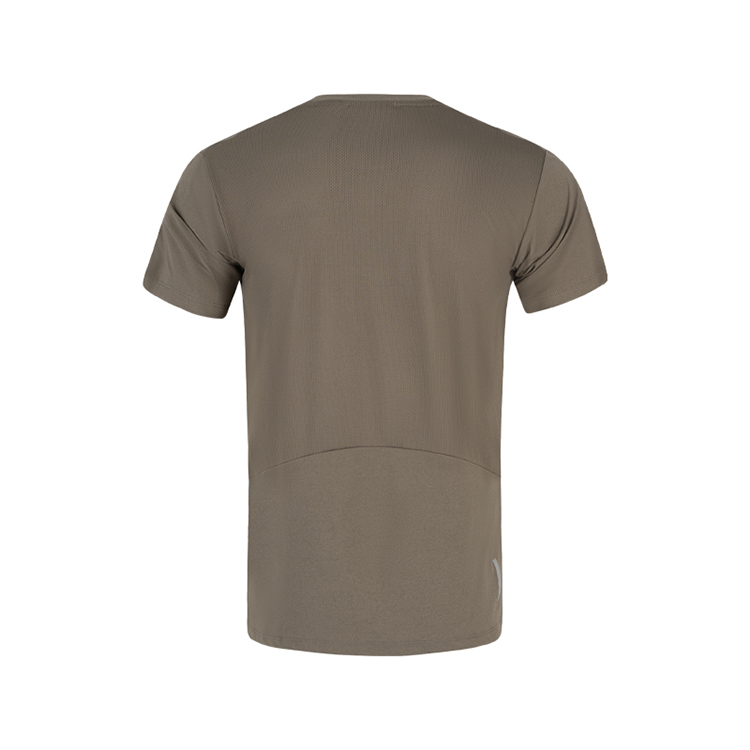 ASICS Running T Shirt Men’s Dark Brown