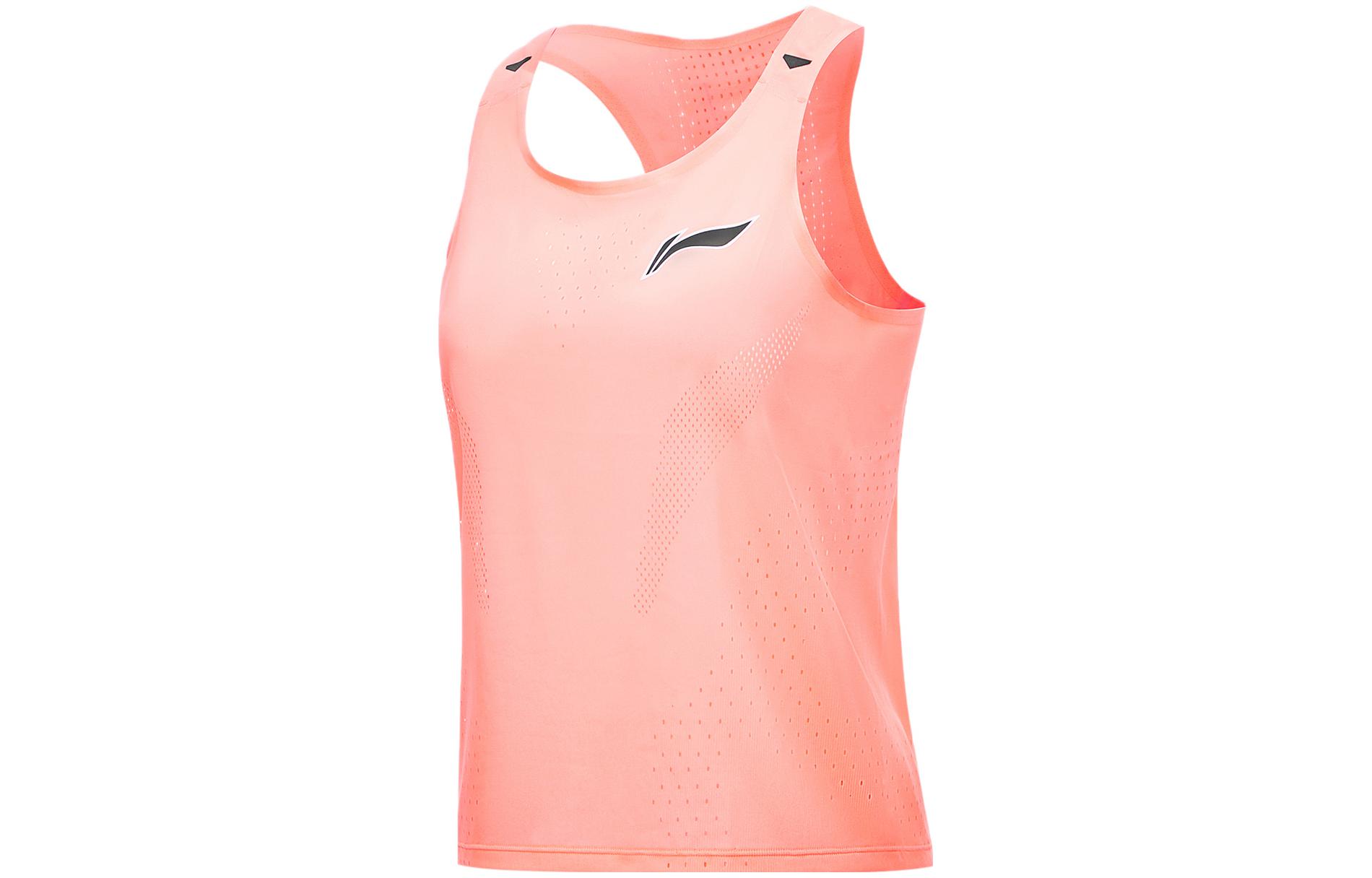 Li Ning Running Collection Running Tank Top Women's Neon Sunset Orange
