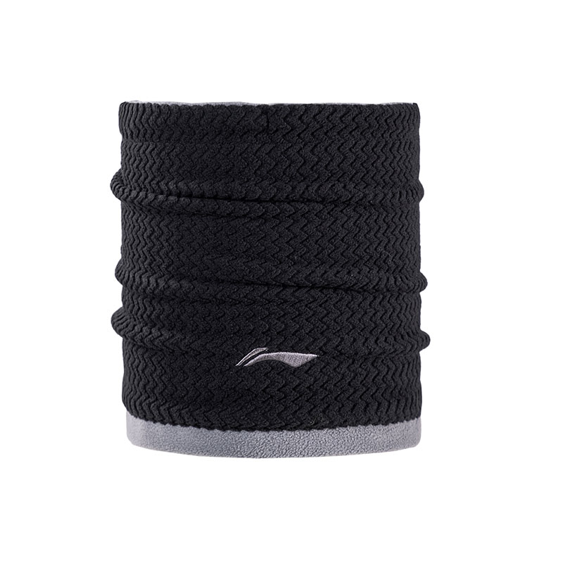 Li Ning Windproof & Dustproof Thermal Masks Cycling Gear Winter Outdoor Sports Unisex 27*26CM Black