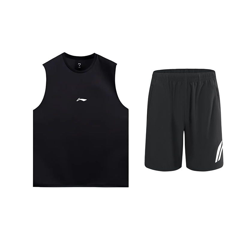 Li Ning Casual Sportswear Unisex Black+Black