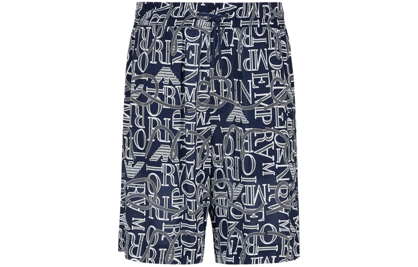 EMPORIO ARMANI SS24 Beach Shorts Men’s Marine Blue