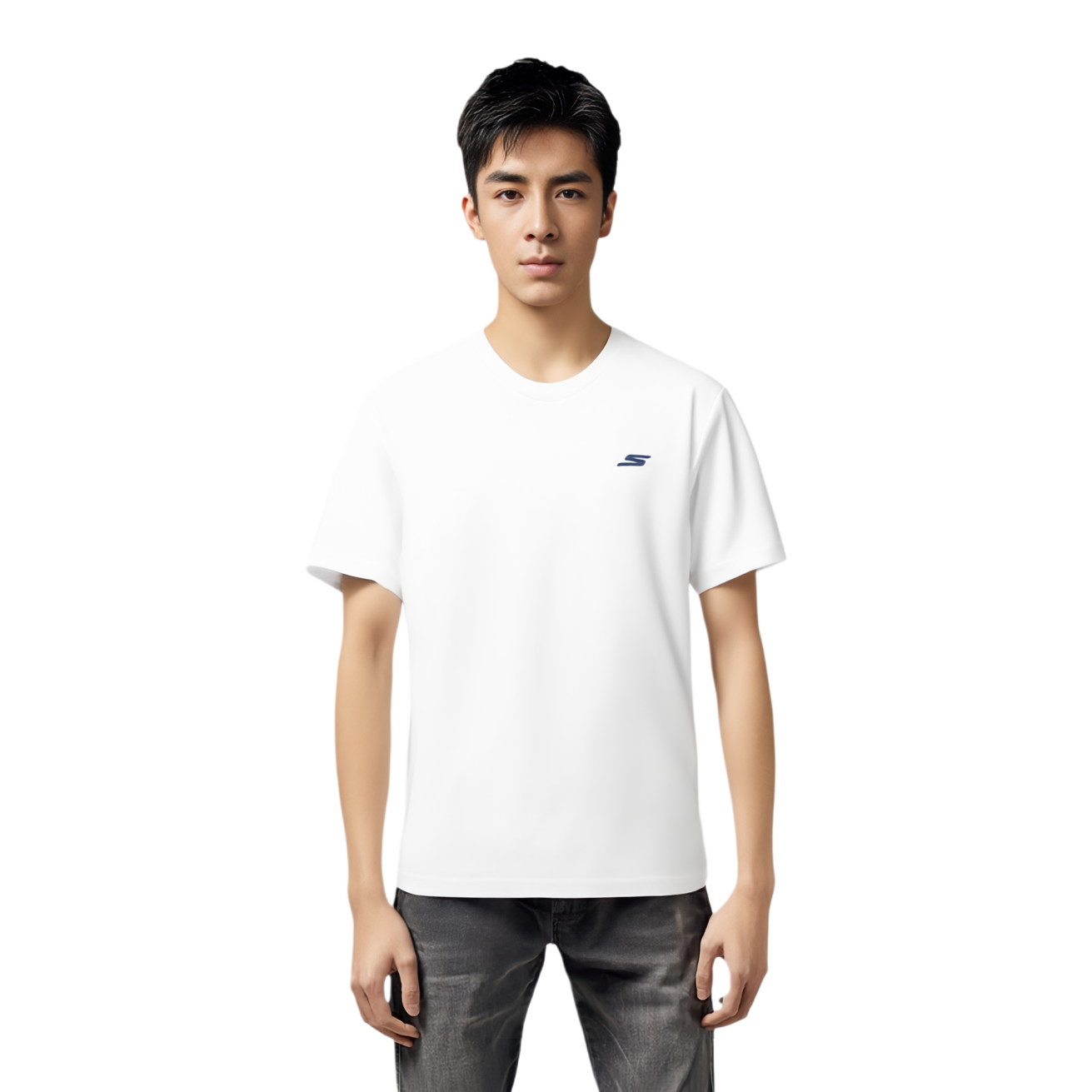 Skechers T Shirt Men’s Bright White 0019