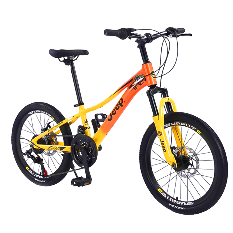 Jeep XC Trail Running Mountain Bike Aluminum Alloy Disc Brake Youth & Student Bicycles Kids 21 Speed