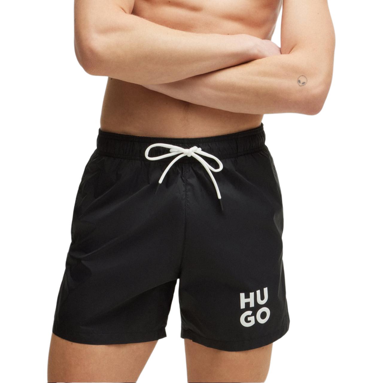Hugo Boss Paol square logo swim shorts