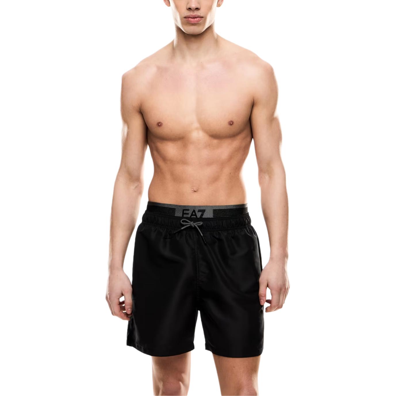 EMPORIO ARMANI EA7 Beach Shorts Men’s Black