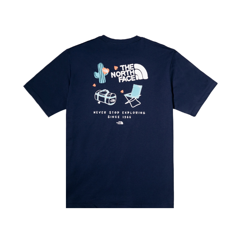 THE NORTH FACE Quick Dry T Shirts Unisex The North Face Summit Blue