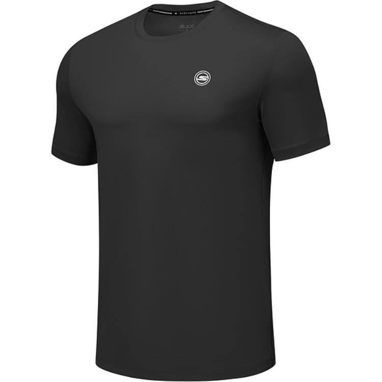 Skechers Quick Dry T Shirts Men’s Carbon Black