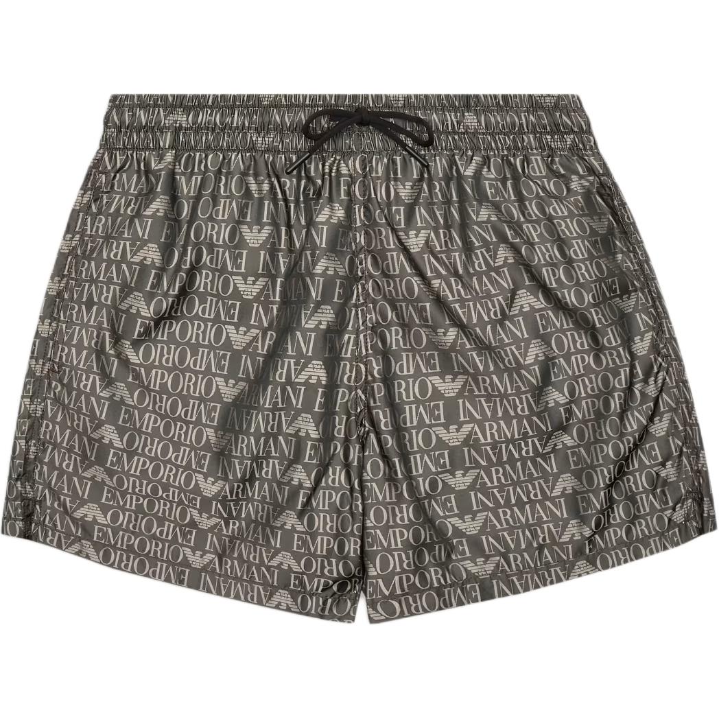 EMPORIO ARMANI Swim Shorts With All over Jacquard Logo