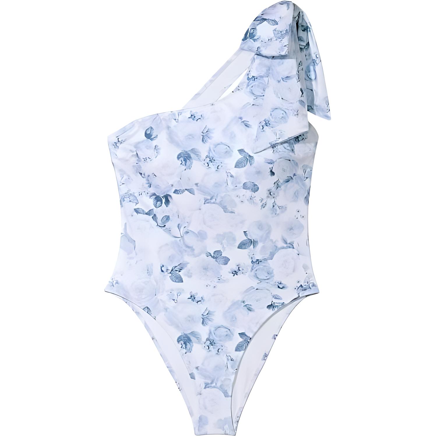 Victoria's Secret One piece Swimsuit Women's Blue And White Porcelain
