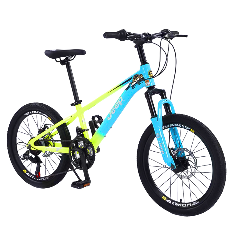 Jeep XC Trail Running Mountain Bike Aluminum Alloy Disc Brake Youth & Student Bicycles Kids 21 Speed