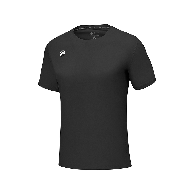 Skechers GODRI T Shirt Women's Carbon Black