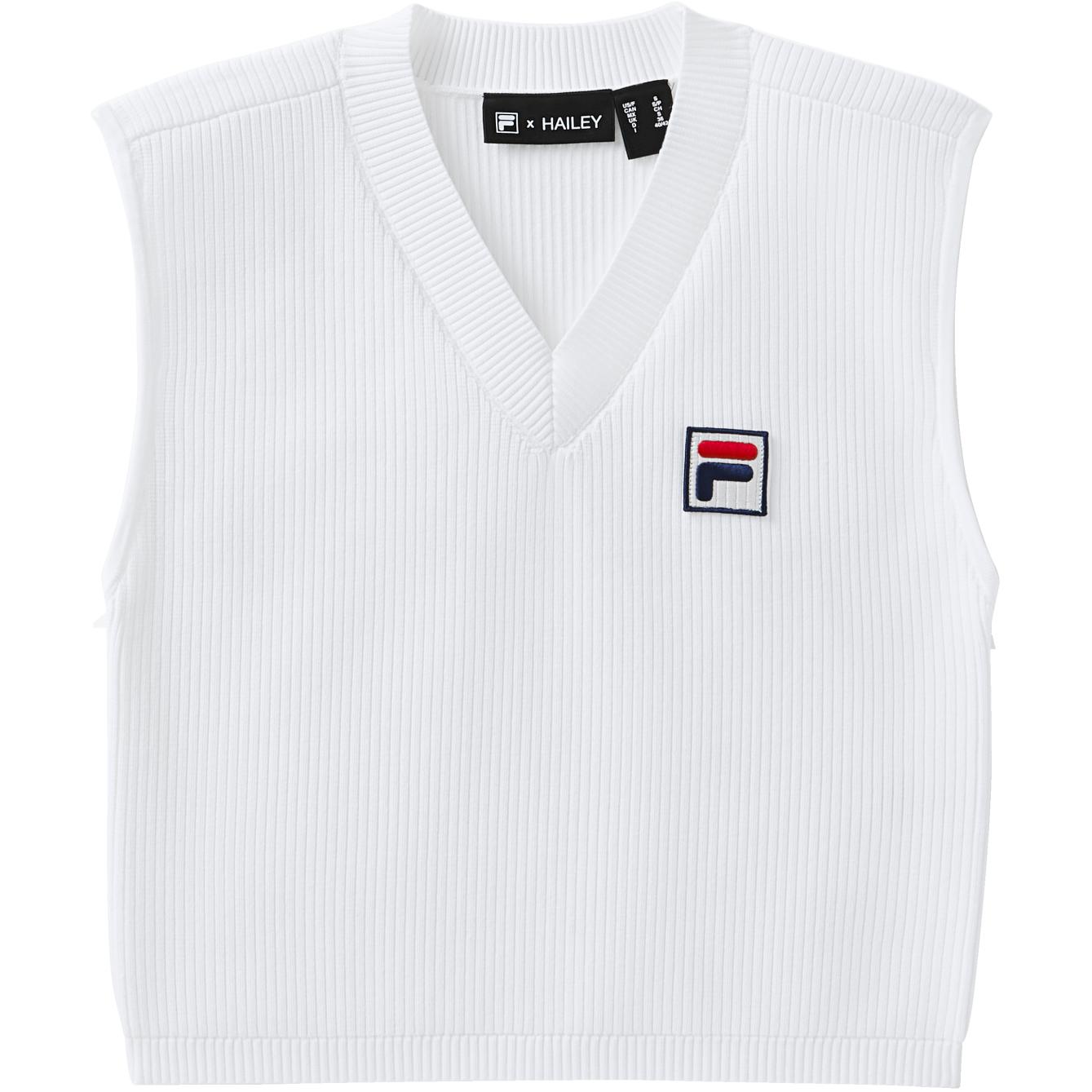FILA x Hailey Tennis Top Women's White