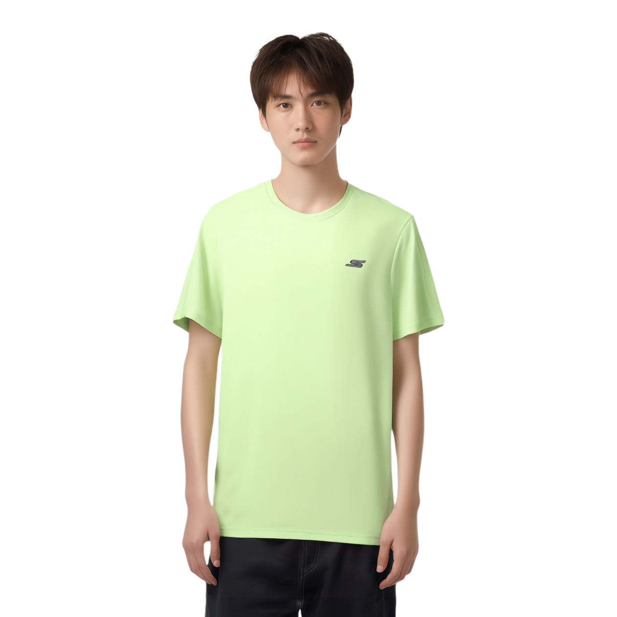Skechers GODRI T Shirt Men’s Gray Green 013E