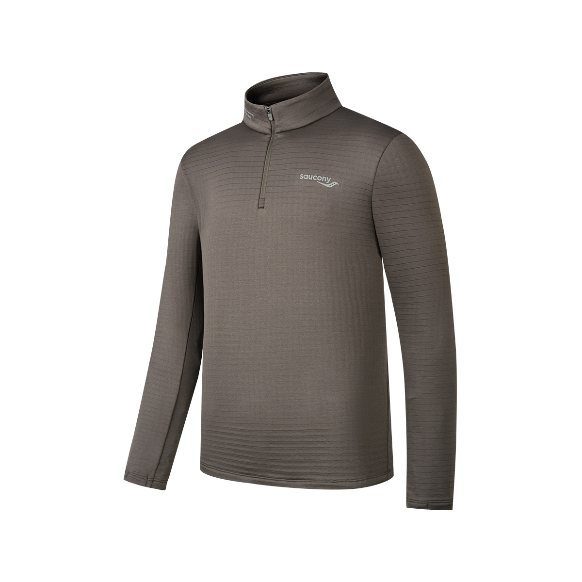 Saucony Running T Shirt Men’s Pure Gray Coffee