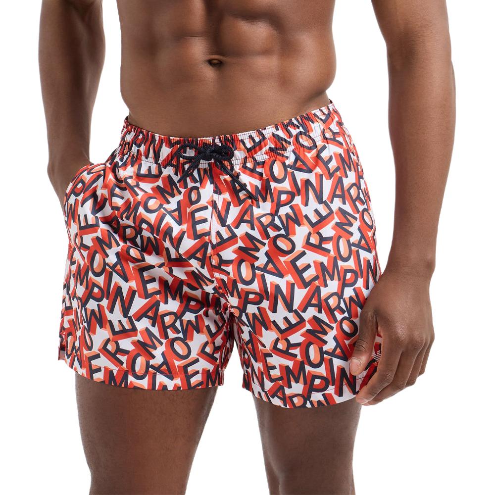 EMPORIO ARMANI Beach Shorts Men’s Orange