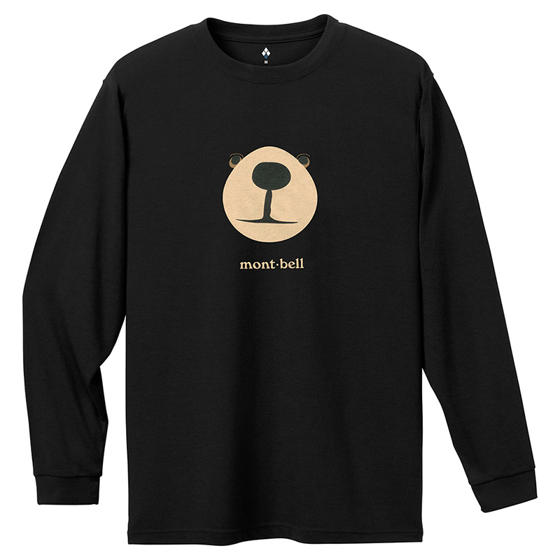 MONTBELL Quick Dry T Shirts Women's BK Black